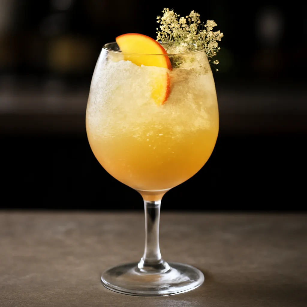 Elderflower Sparkling Peach