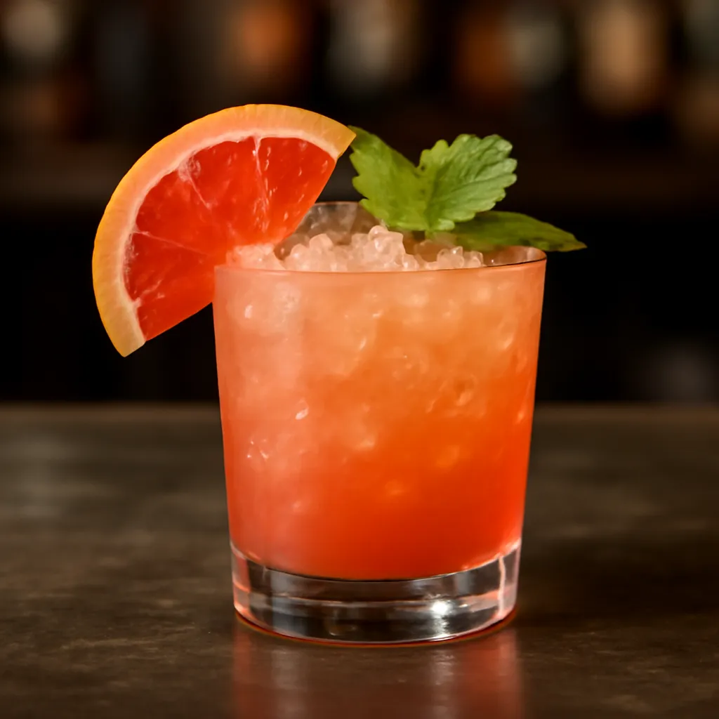 Rum Grapefruit Smash