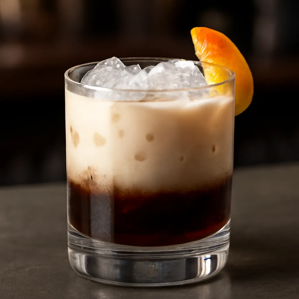 White Russian Layered Cocktail