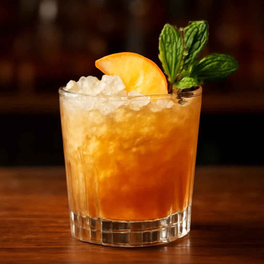 Bourbon Peach Julep