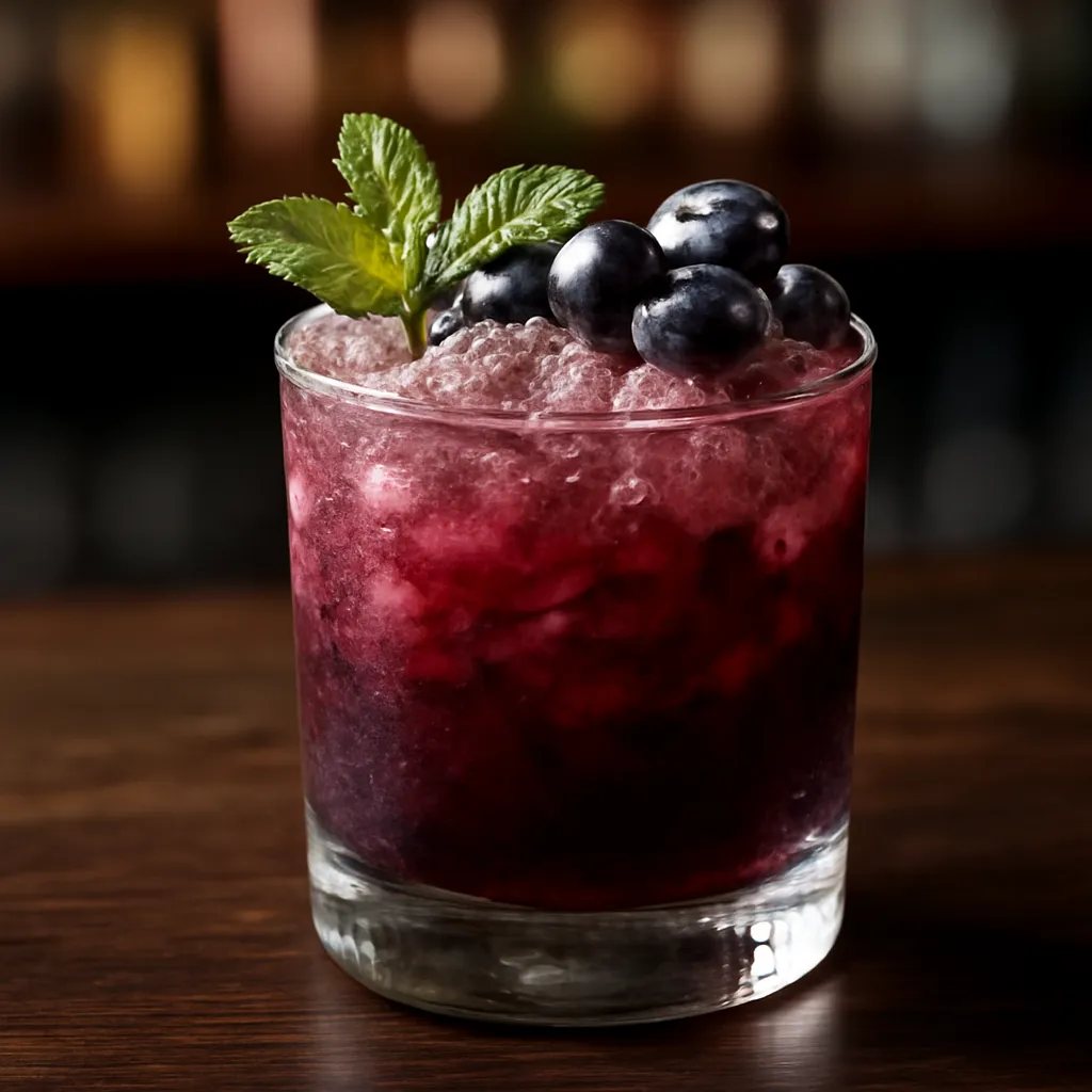 Bourbon Blueberry Smash