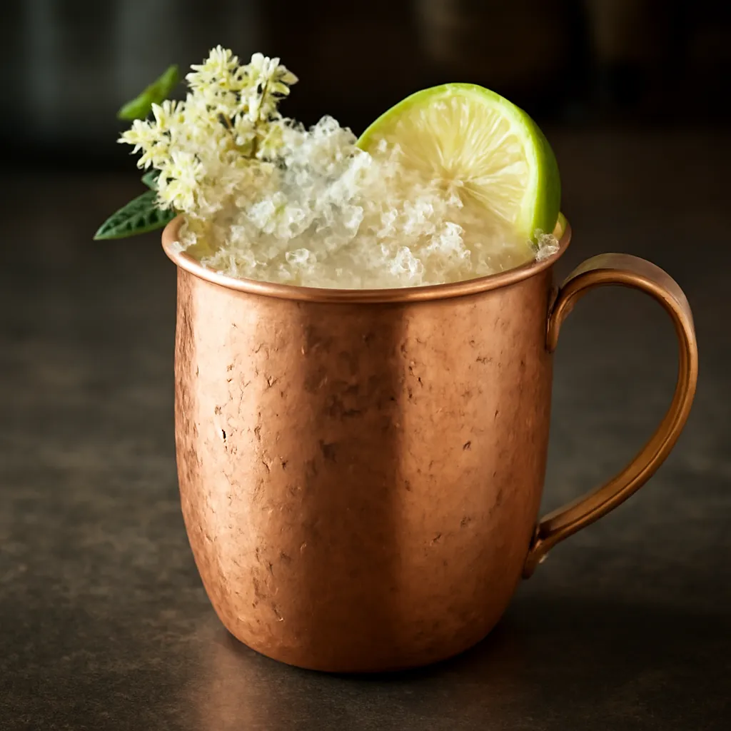 Elderflower Ginger Mule