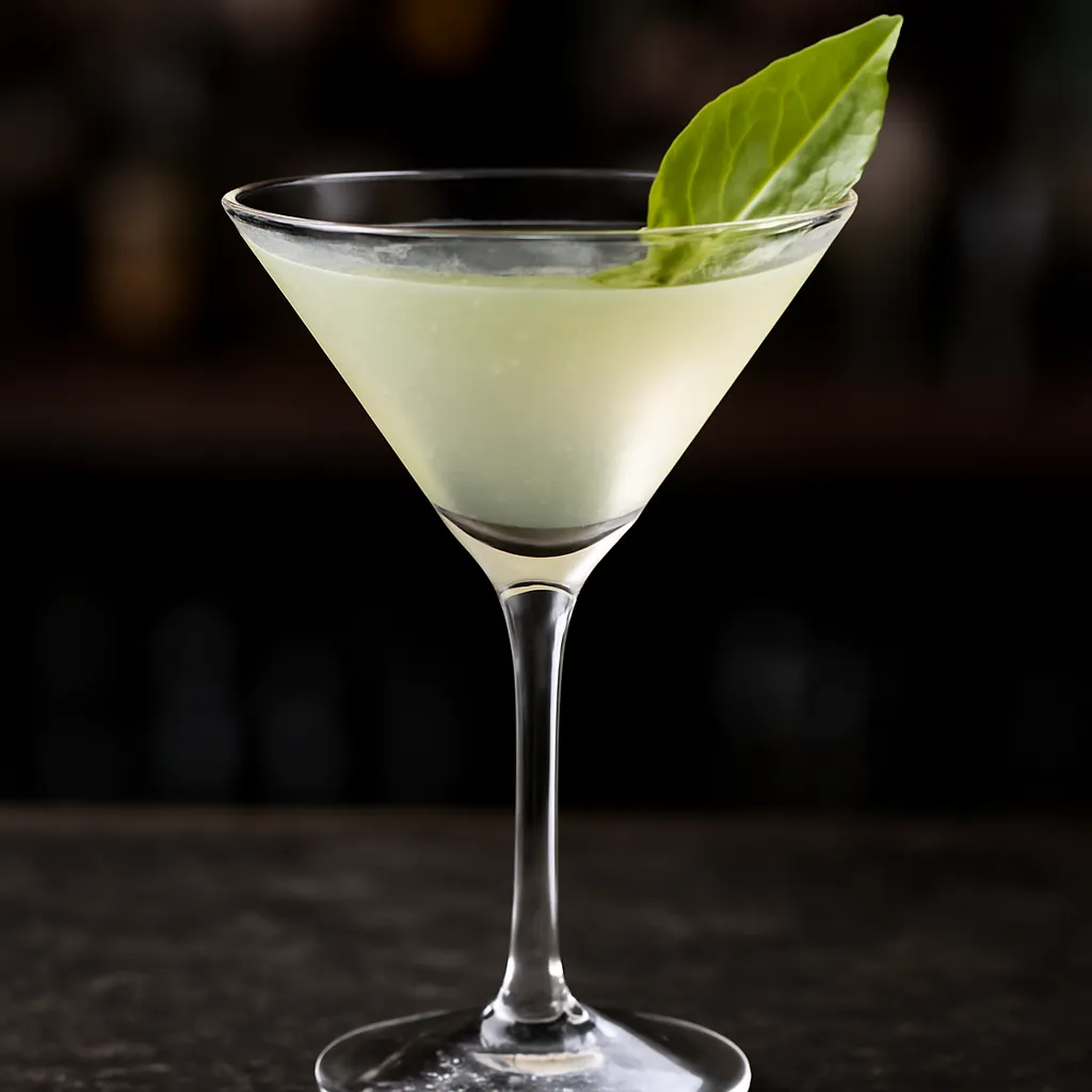 Sake Martini Basil