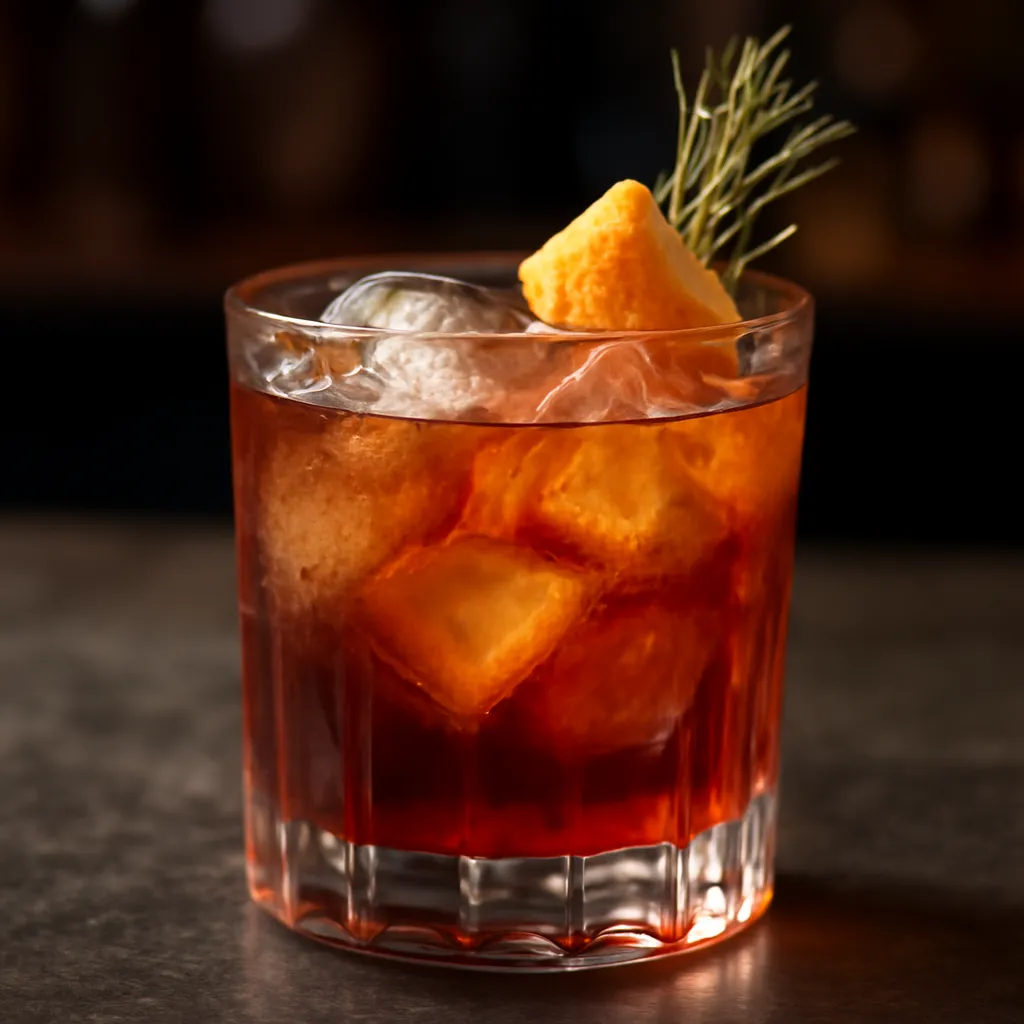 Absinthe Rum Negroni
