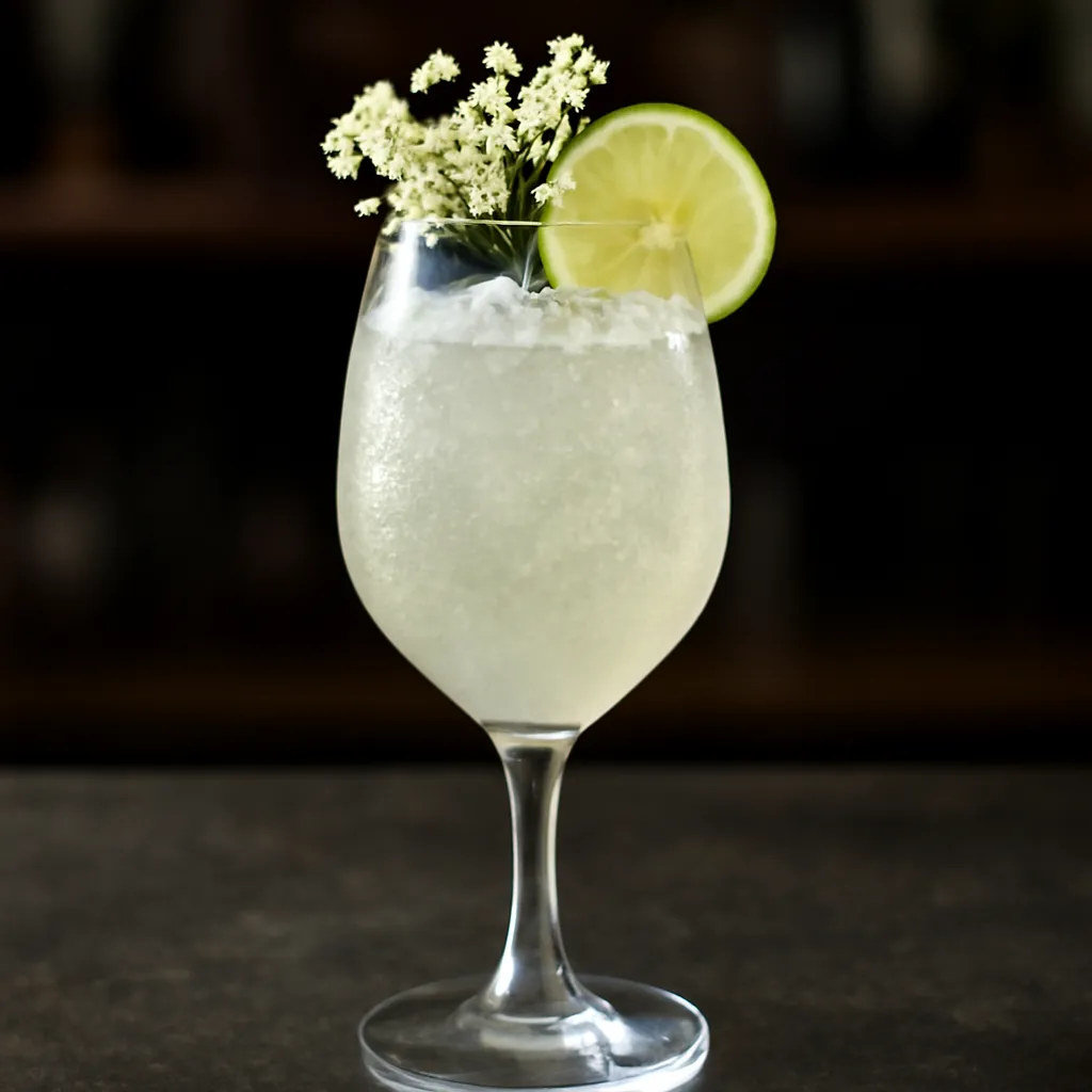 Elderflower Lime Sparkler
