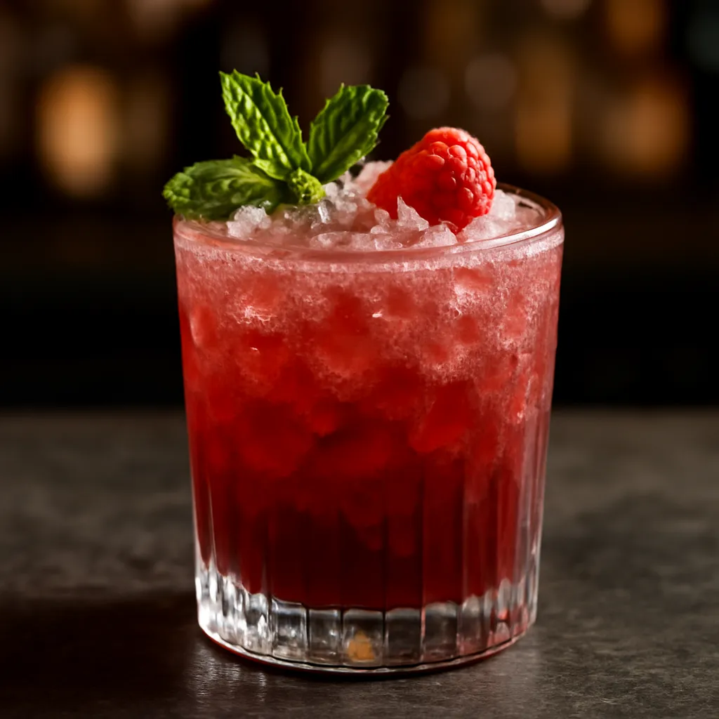 Bourbon Raspberry Smash