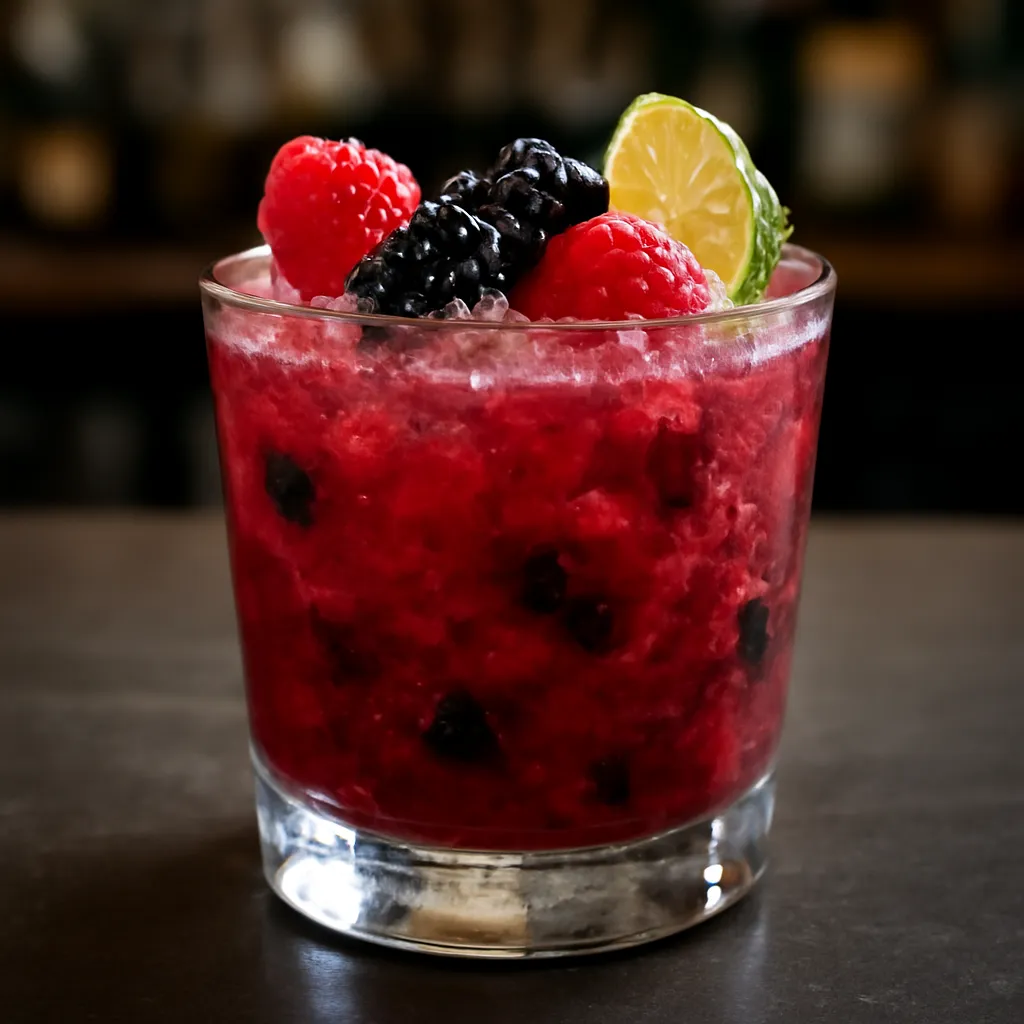 Caipirinha de Frutas Vermelhas