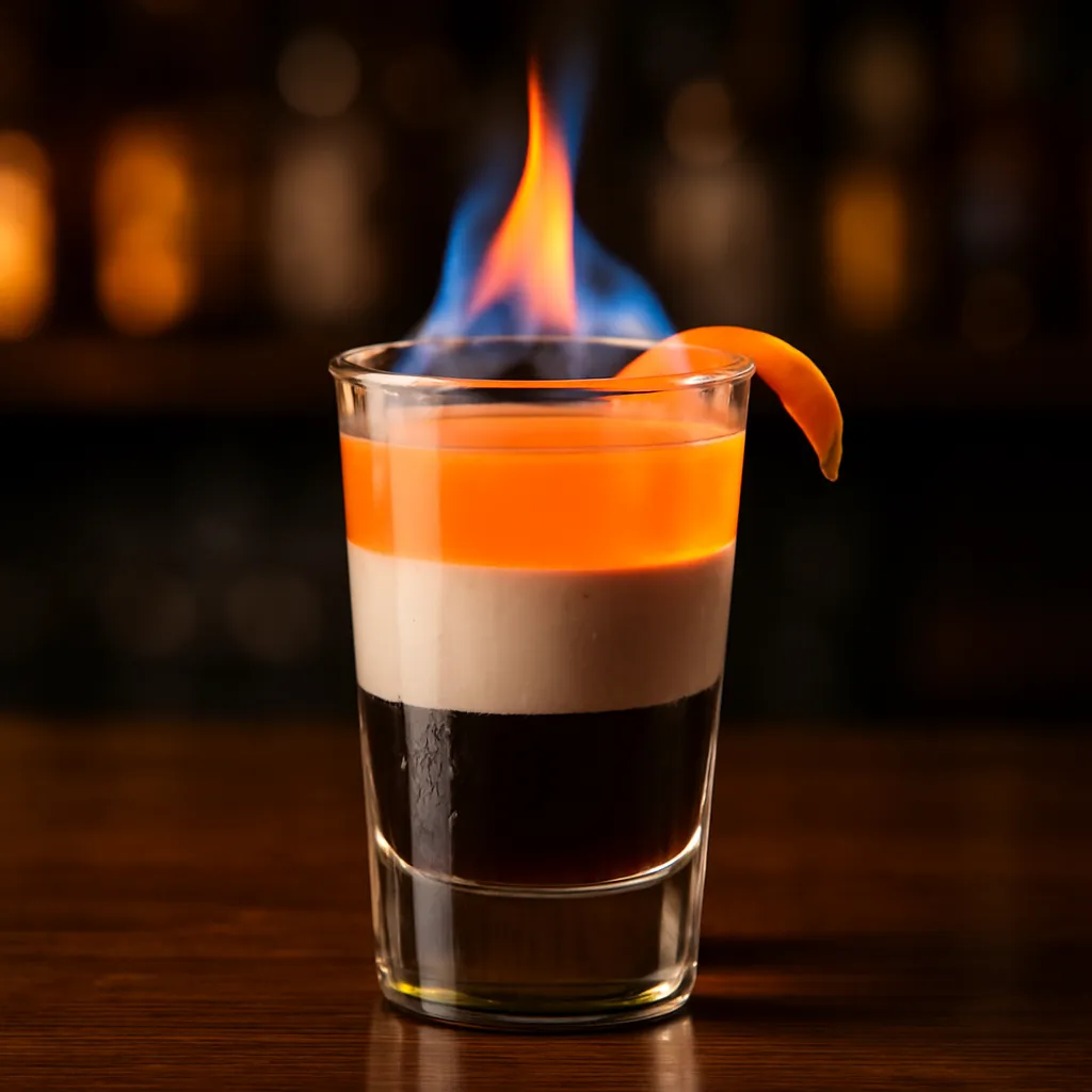 Flaming B-52