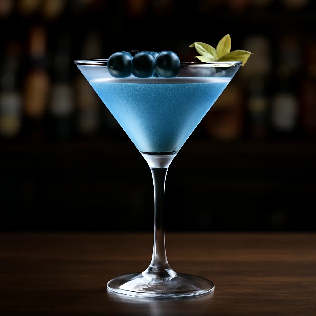 Sake Martini Blueberry
