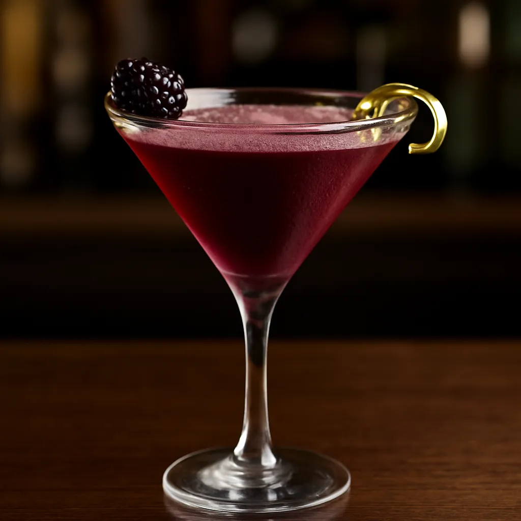 Sake Martini Blackberry