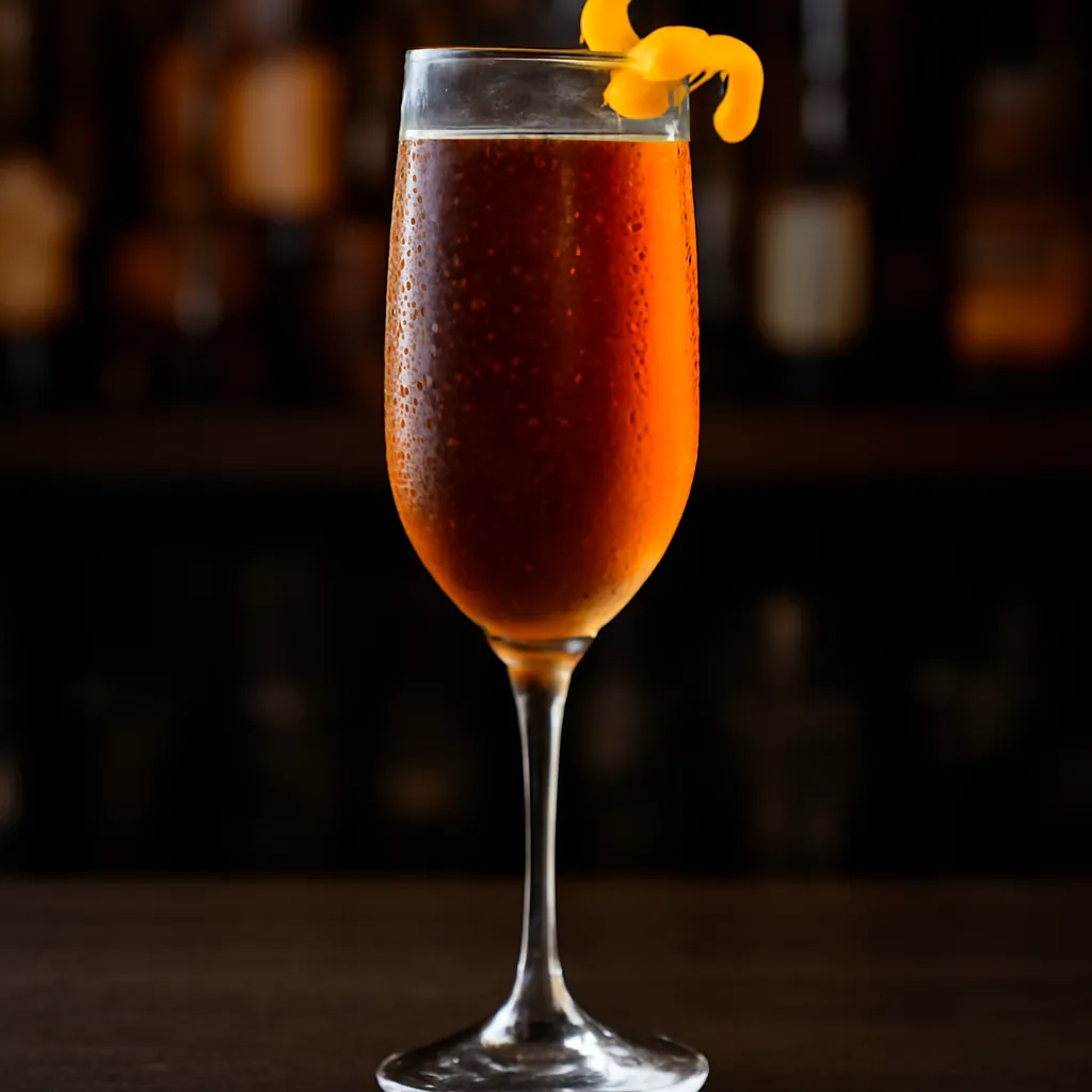 Amaro Champagne Cocktail