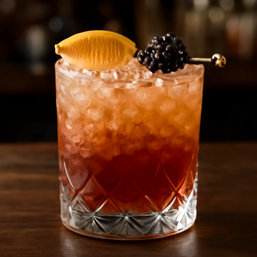 Bourbon Bramble