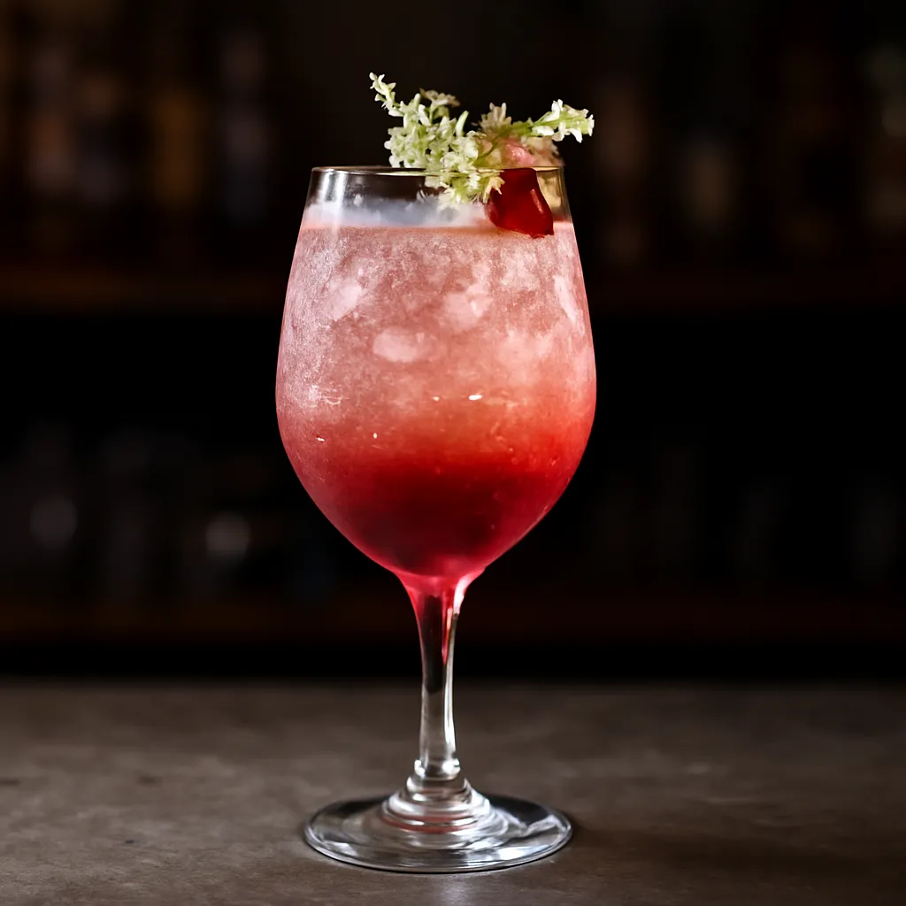 Elderflower Cranberry Sparkle