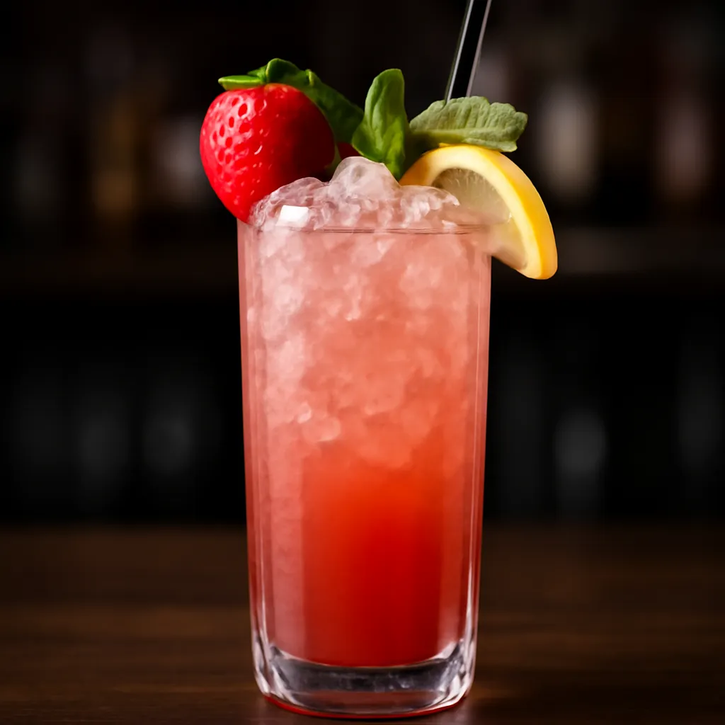 Gin Collins Strawberry