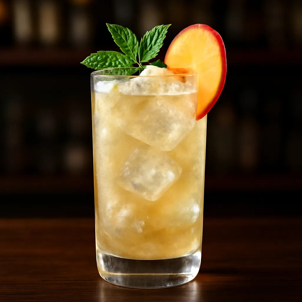Sake Peach Highball