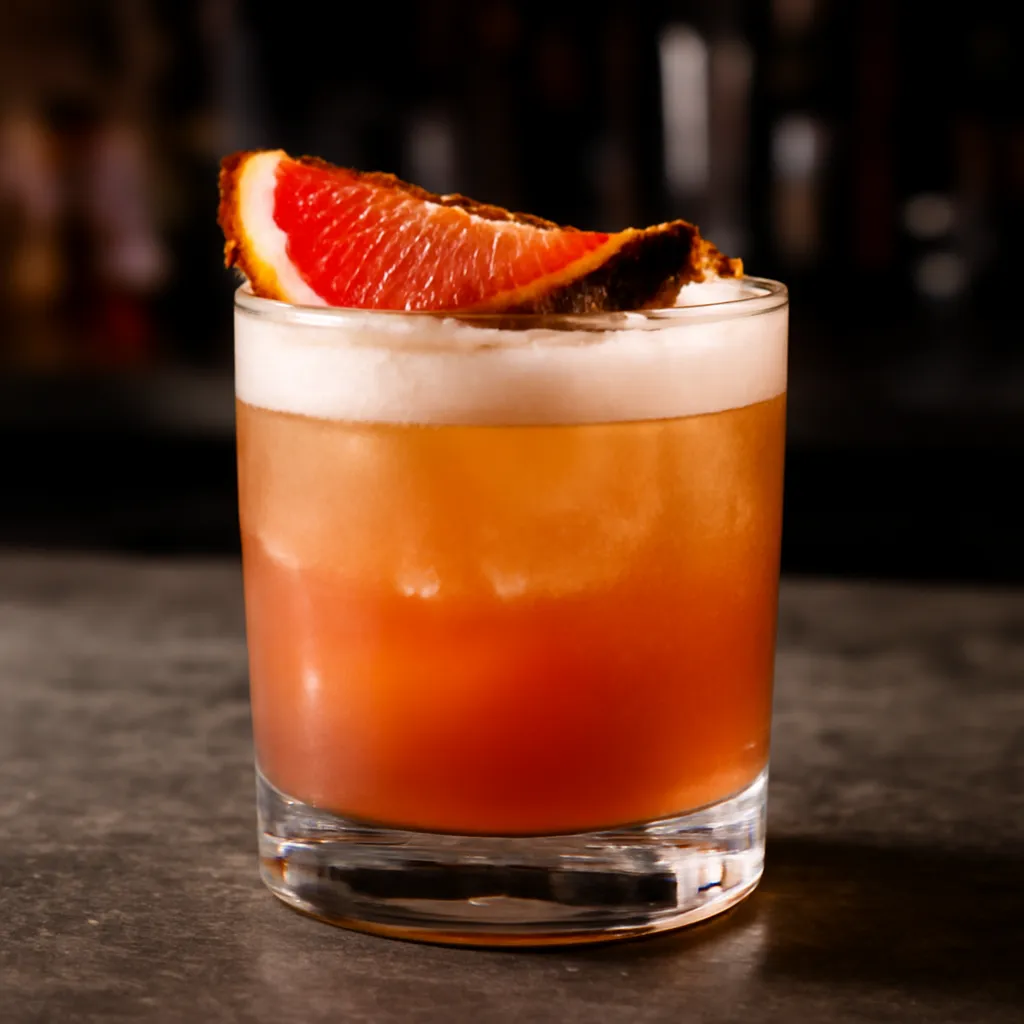 Scotch Smoky Blood Orange Sour
