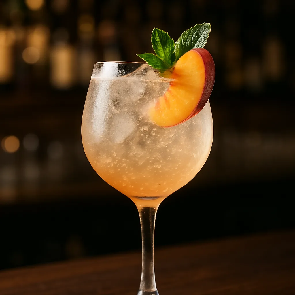 Vodka Peach Spritz