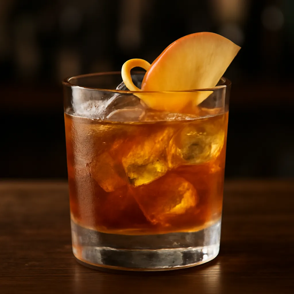 Scotch Smoked Apple Old Fashioned
