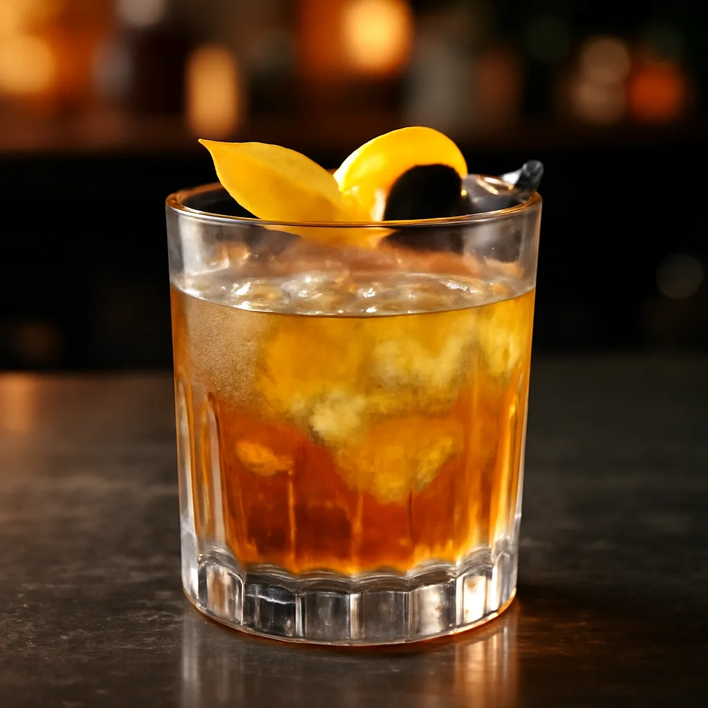 Fancy Whiskey Cocktail