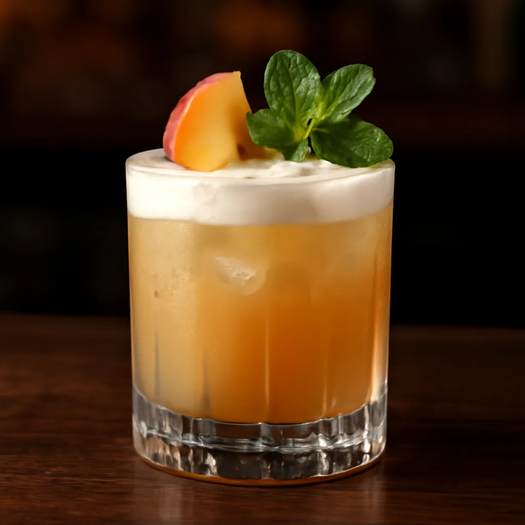 Scotch Smoky Peach Sour