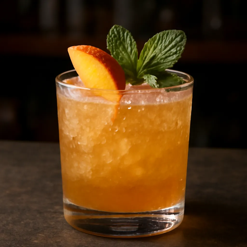 Bourbon Peach Julep