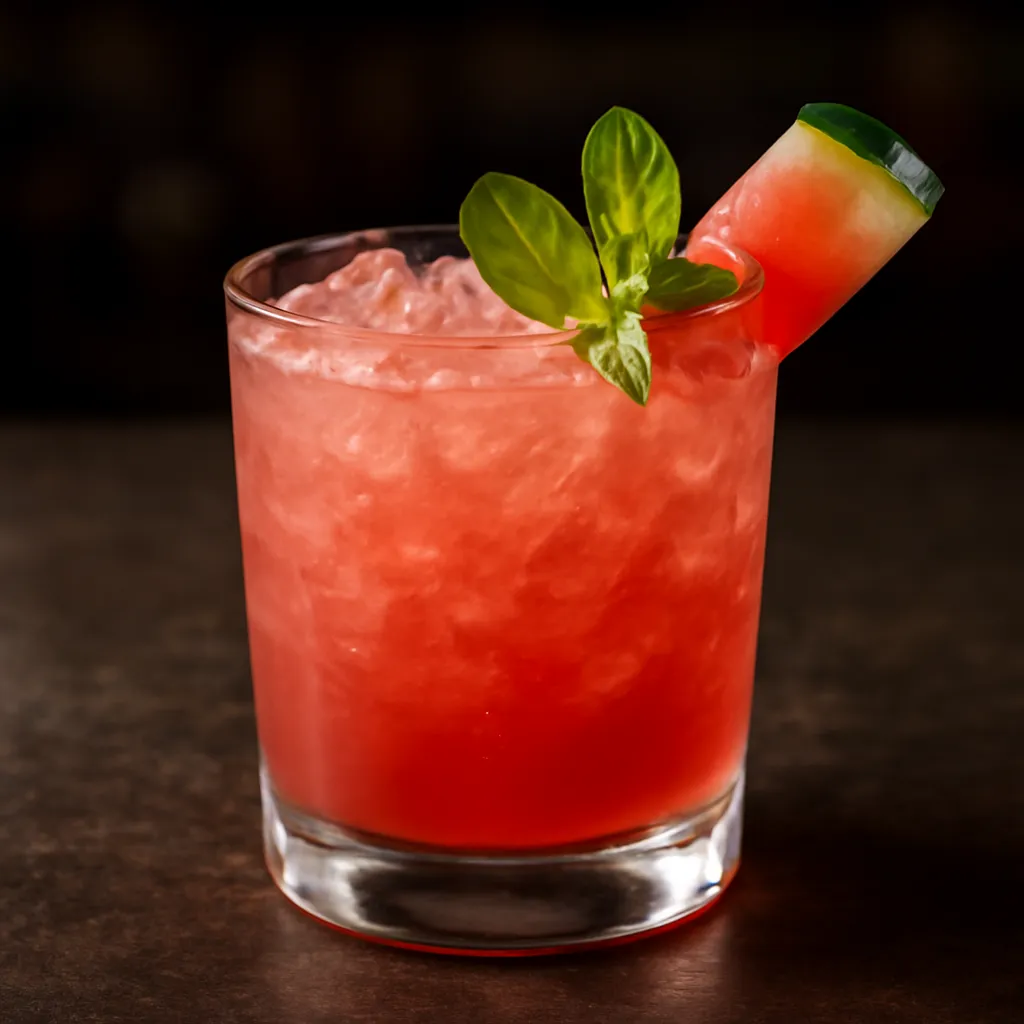 Bourbon Watermelon Smash