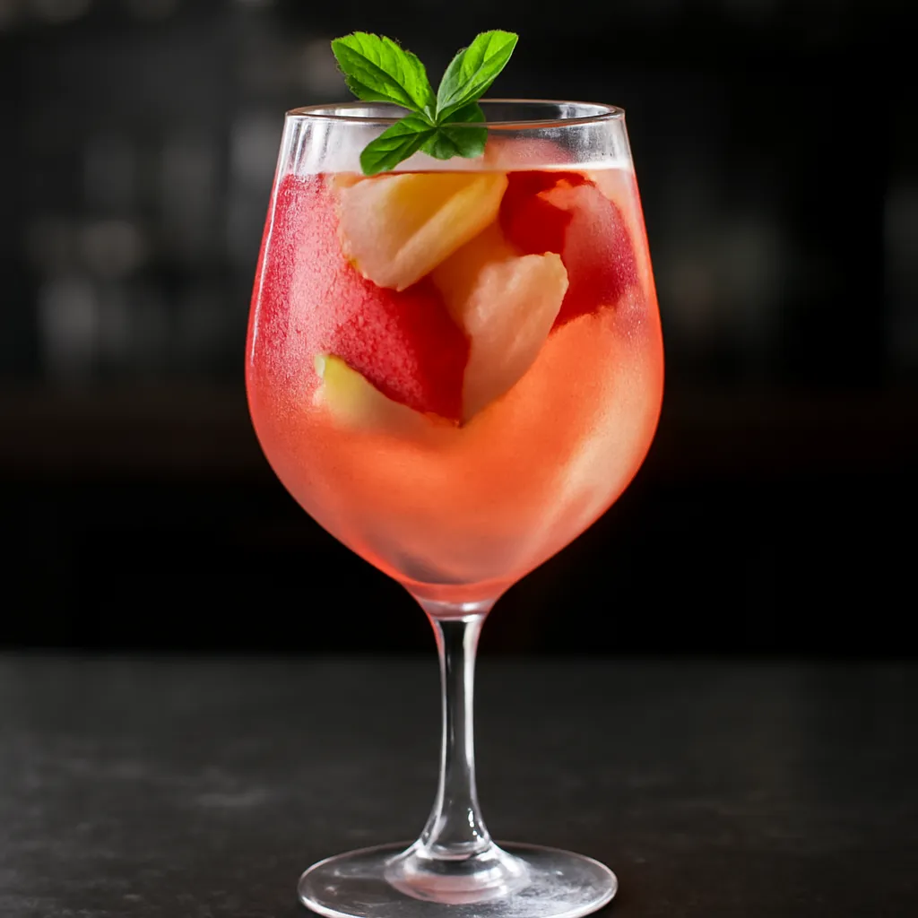 Rosé Sake Sangria