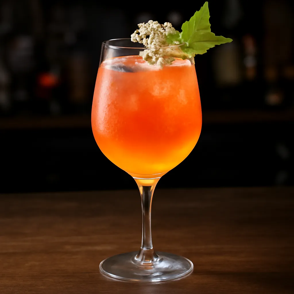 Elderflower Sunset Spritz