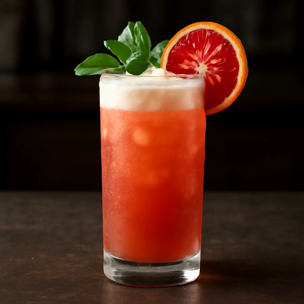Gin Fizz Blood Orange