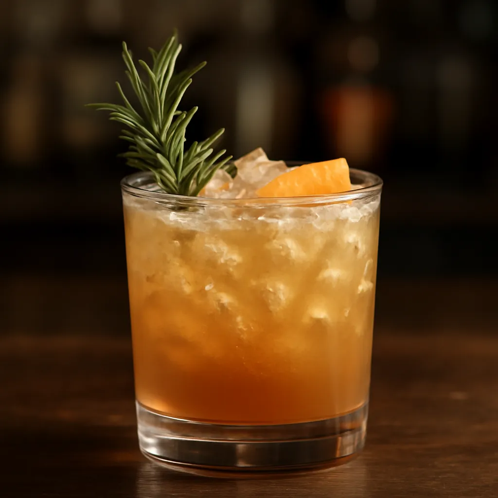Bourbon Rosemary Smash