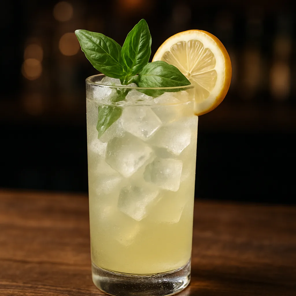 Vodka Basil Lemonade