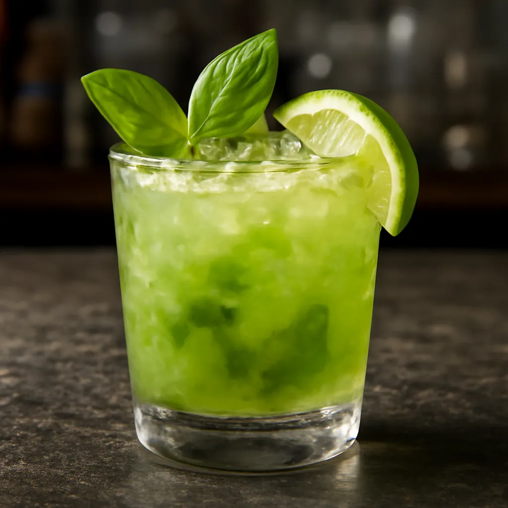 Tequila Basil Smash
