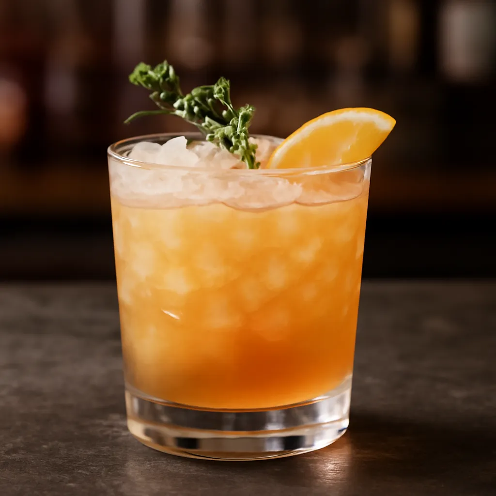 Bourbon Thyme Smash