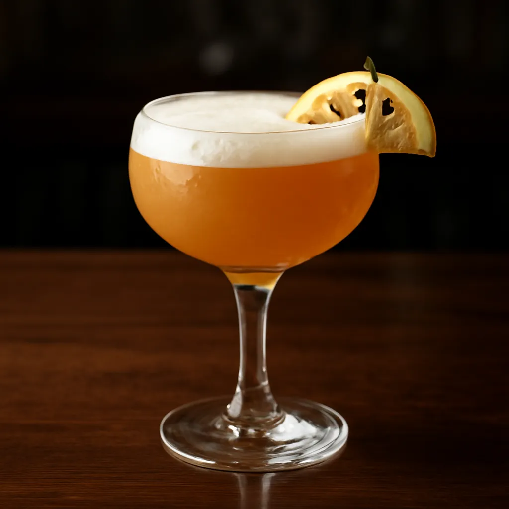 Bourbon Clove Sour
