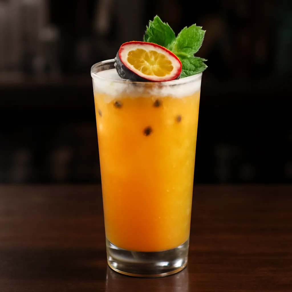 Soju Passionfruit Fizz