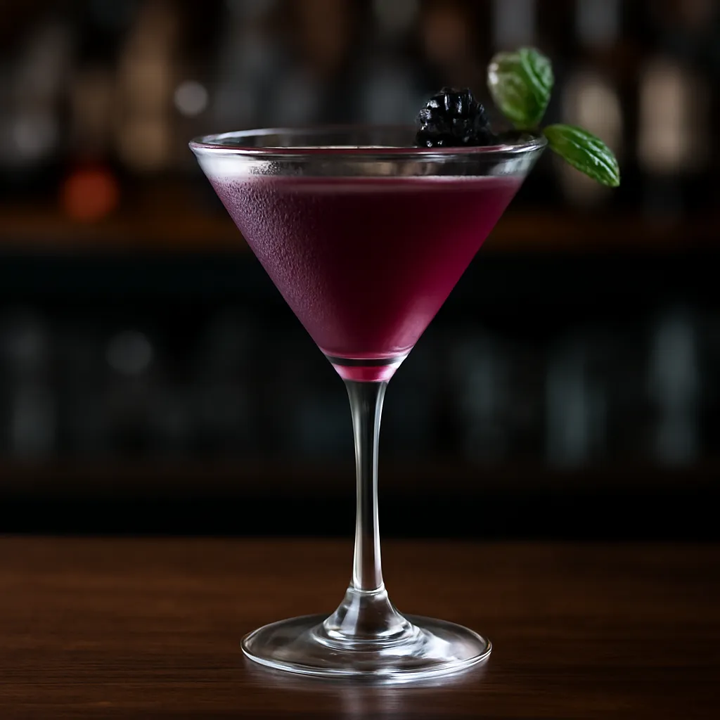 Gin Martini Blackberry