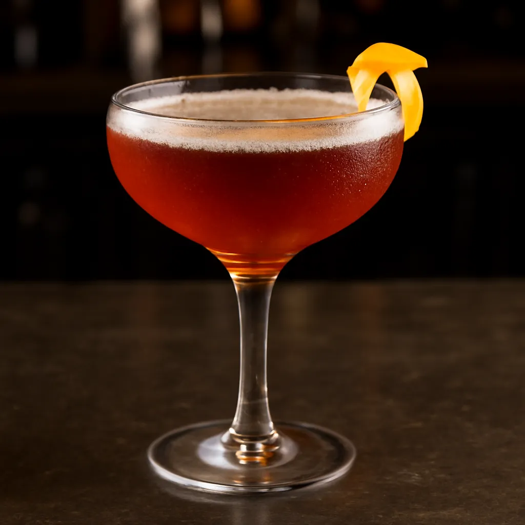 Amaro Champagne Cocktail