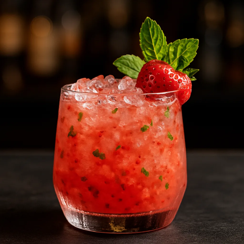 Vodka Strawberry Smash