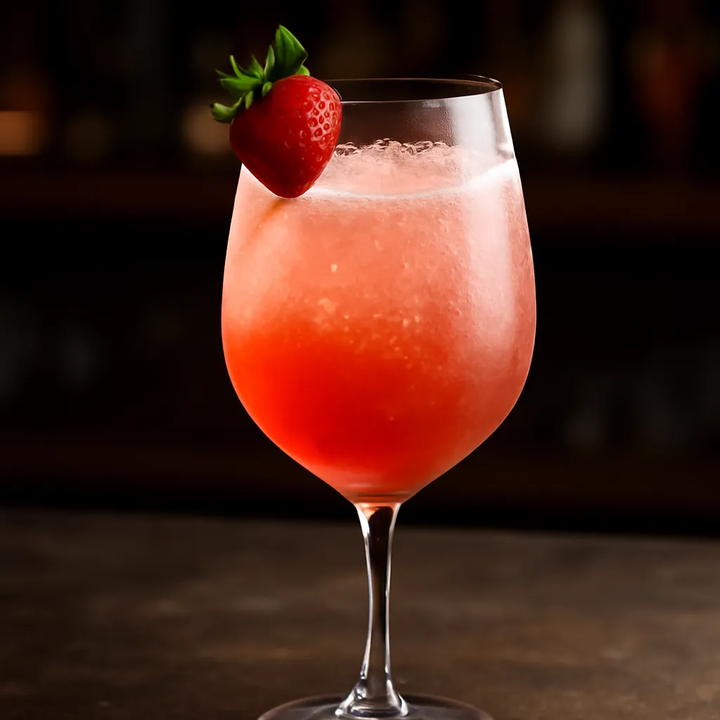 Prosecco and Strawberry