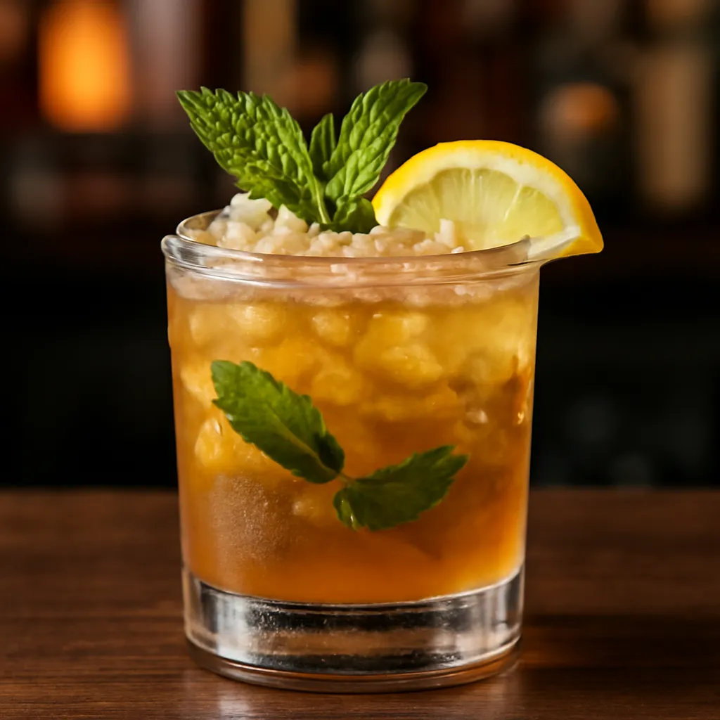 Honey Whiskey Smash