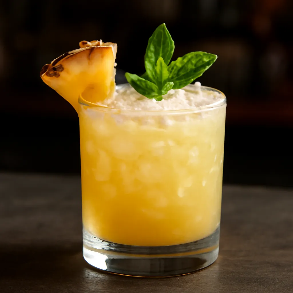 Bourbon Pineapple Smash