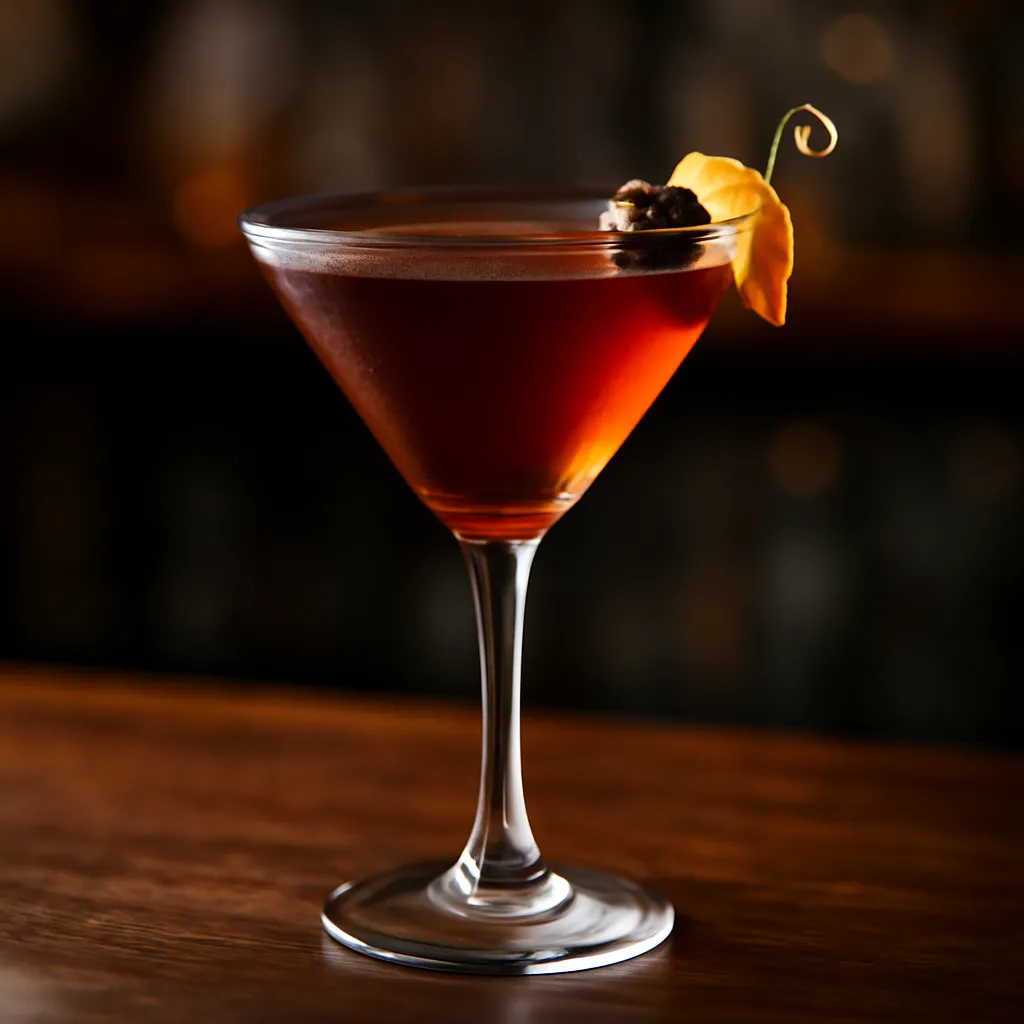 Smoked Rum Manhattan