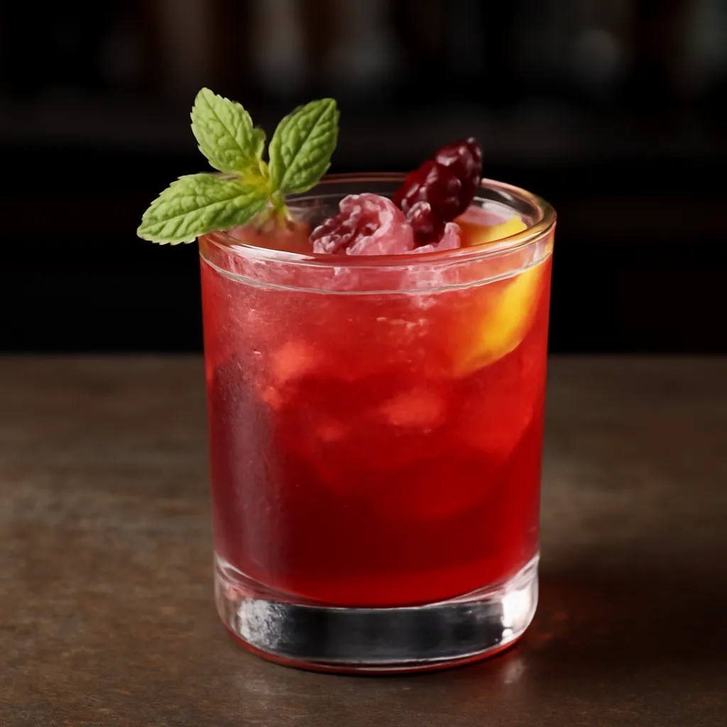 Gin Punch Hibiscus