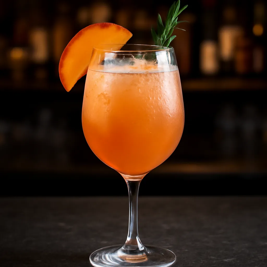 Peach Bellini Spritz