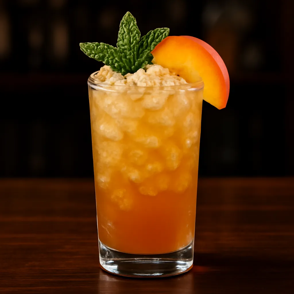 Bourbon Peach Julep