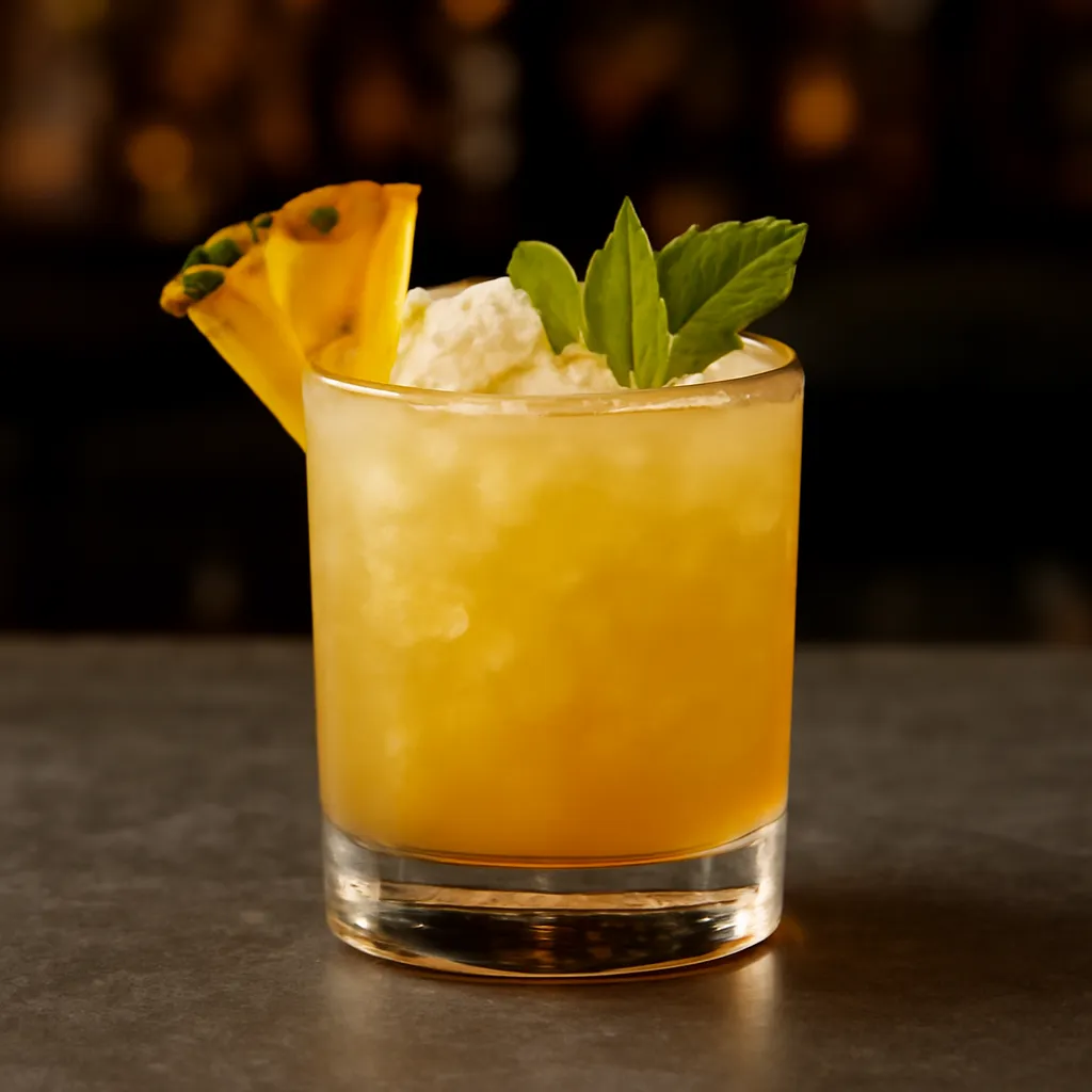 Bourbon Pineapple Smash