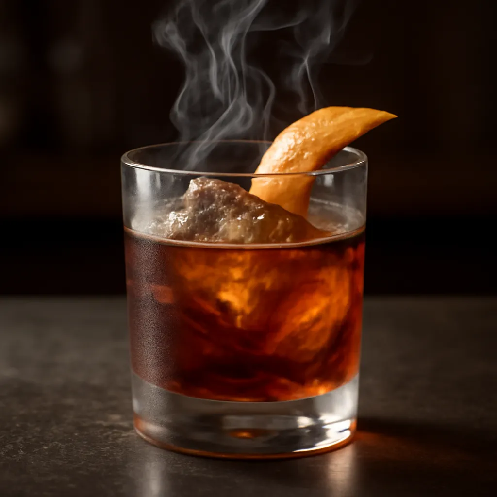 Tequila Smoked Old Fashioned