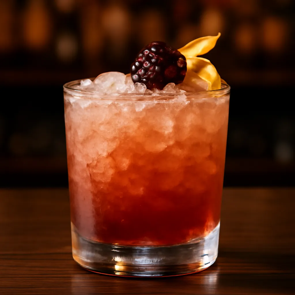 Bourbon Bramble