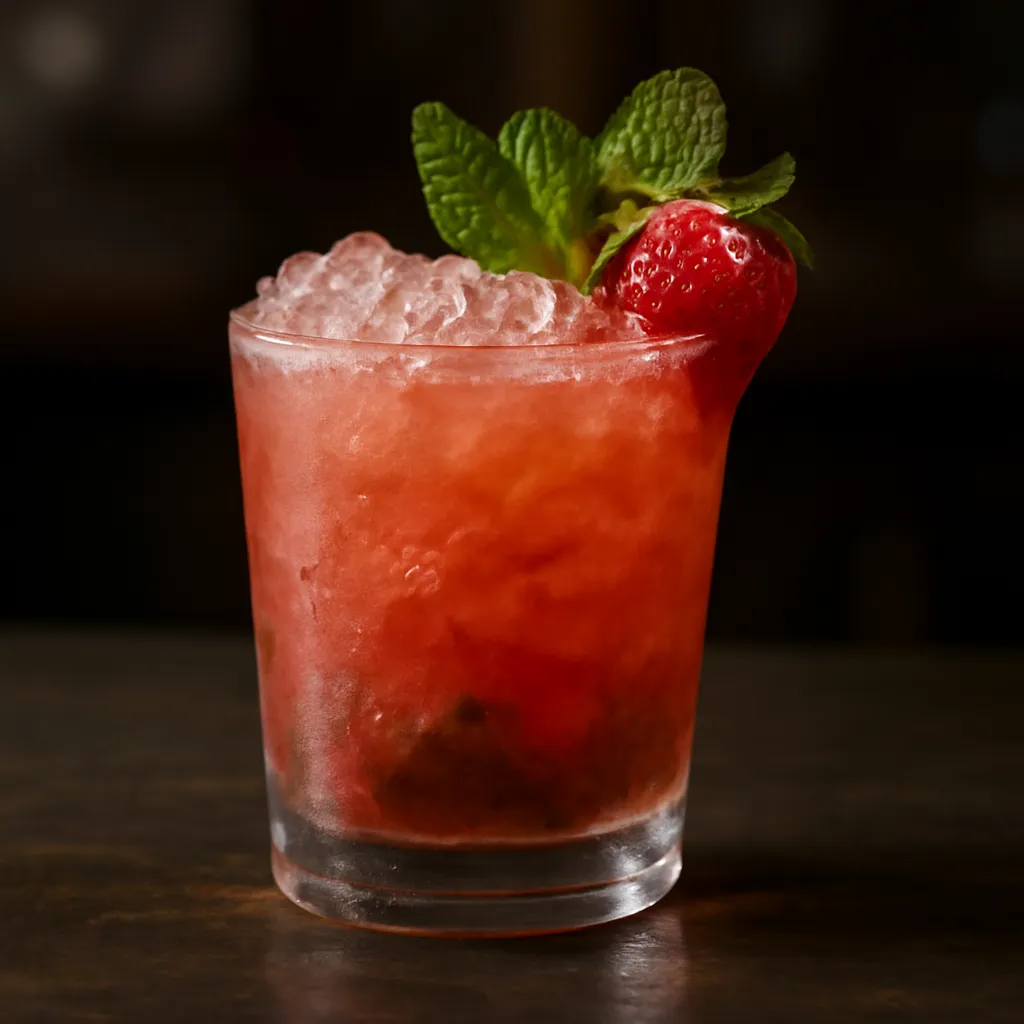 Bourbon Strawberry Julep