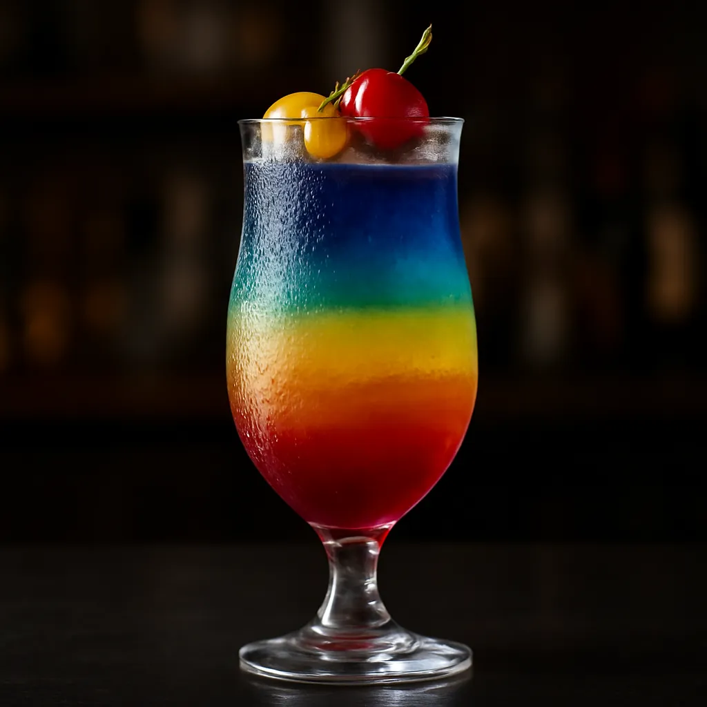 Rainbow Pousse Café